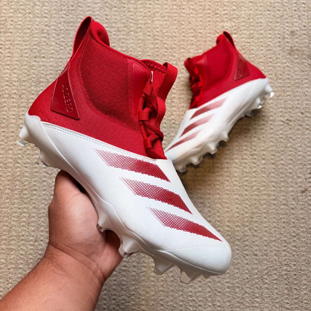 Adidas Adizero 10.5 Electric.2 Football Cleats Red White